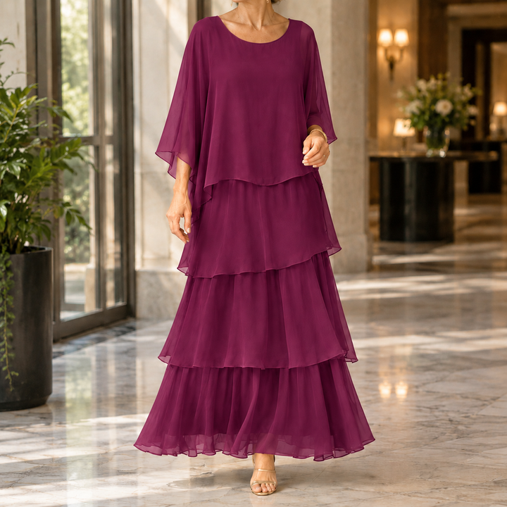 Women's Theodora-Eve Layered Maxi Dress product image | Invictora.com