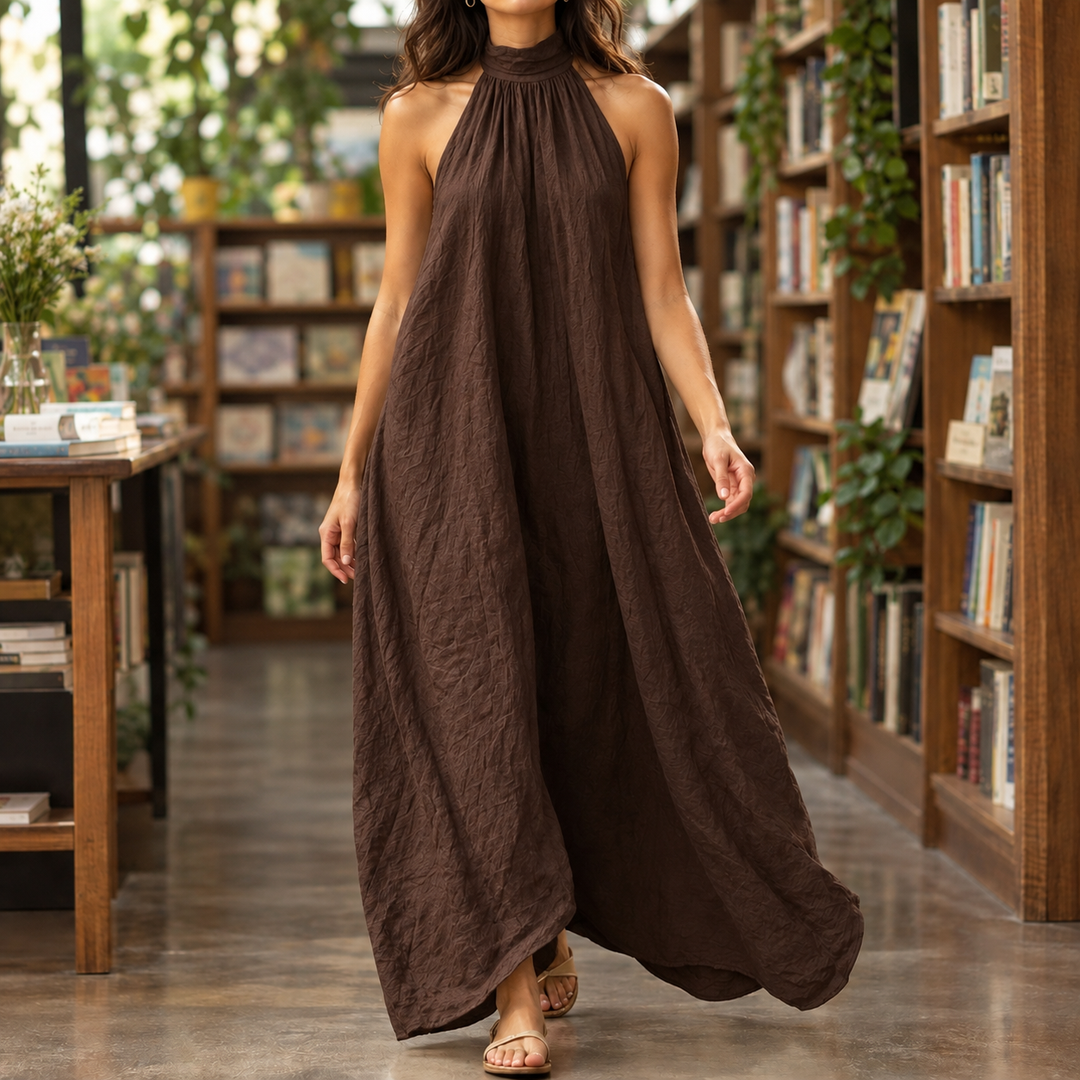 Women's Ascelin-Rae Halter Maxi Dress product image | Invictora.com