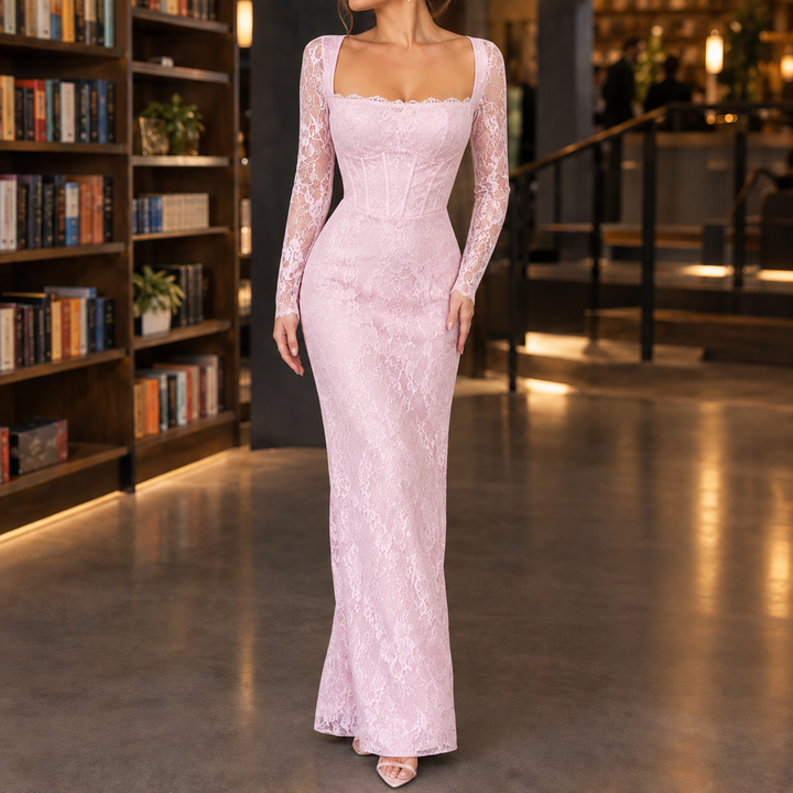 Women's Zoe-Faye Lace Maxi Dress product image | Invictora.com