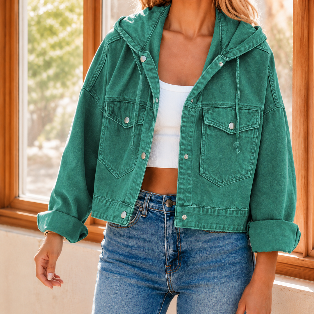 Women's Antonia-Rae Hooded Jacket in Fuchsia | Invictora.com