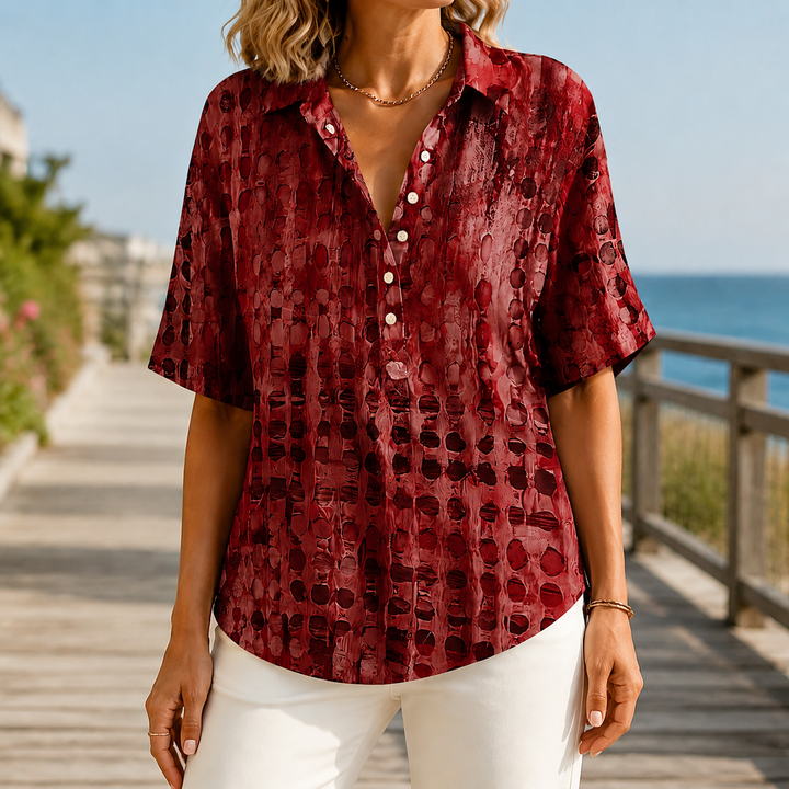 Women's Elara-Lane Relaxed Top in Pink | Invictora.com