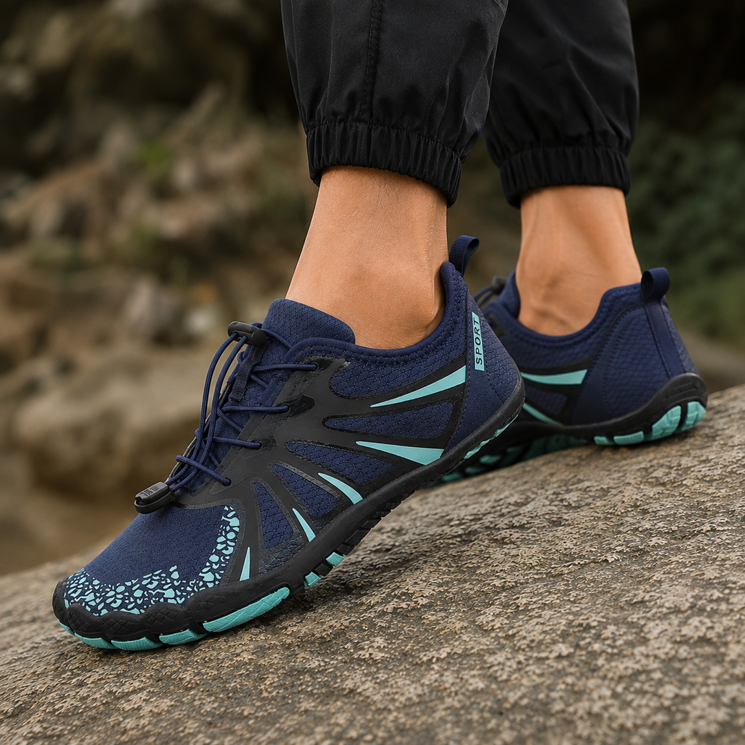 Women's Capri Barefoot Water Shoes in Dark Gray | Invictora.com