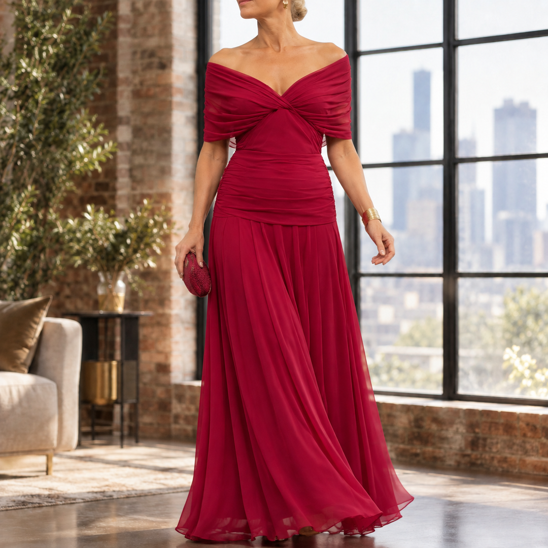 Women's Colette-Louise Draped Maxi Dress product image | Invictora.com