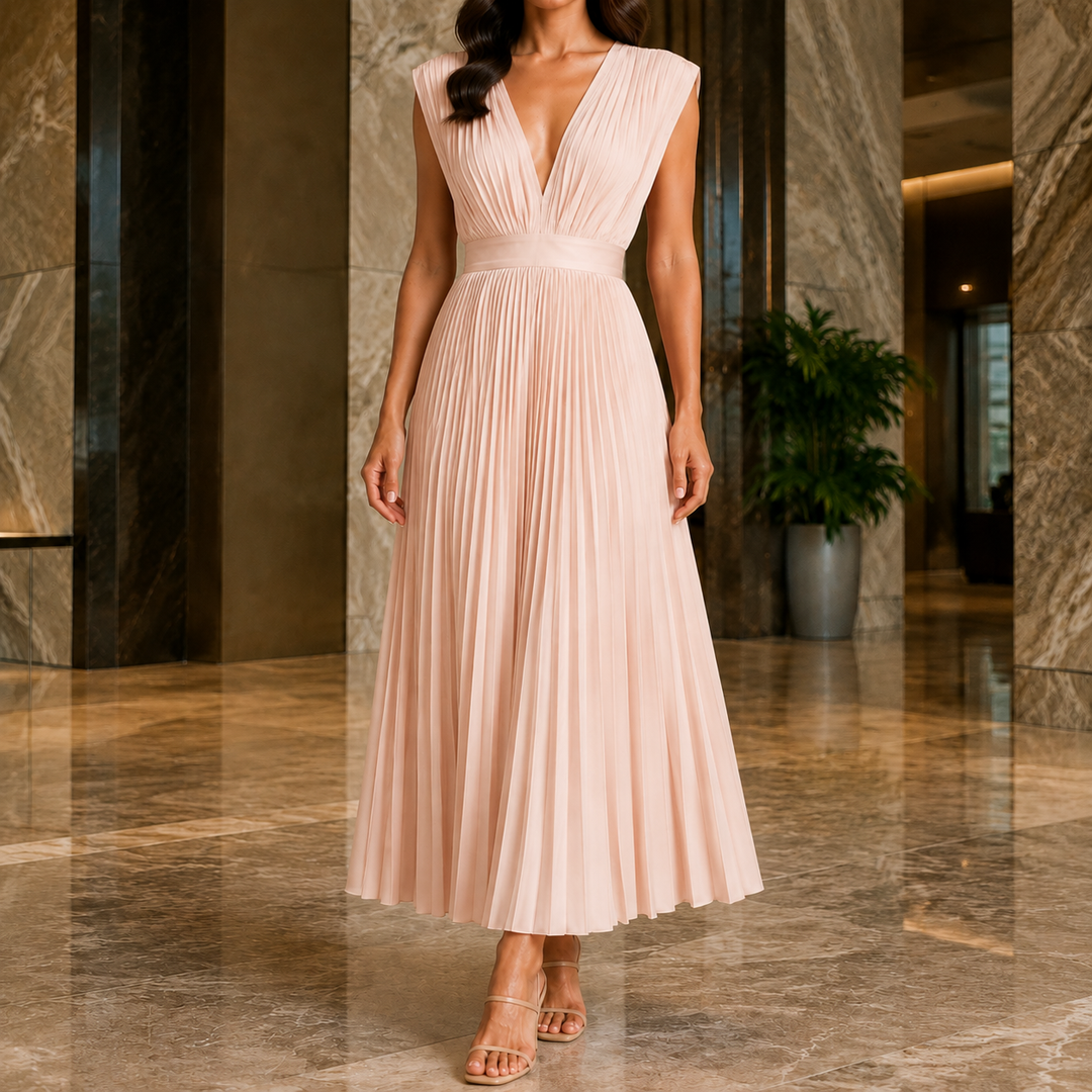 Women's Marisol-Skye Pleated Maxi Dress product image | Invictora.com