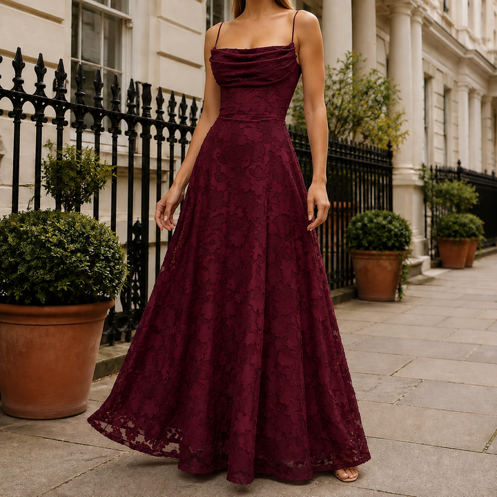 Women's Pippa Floral Maxi Dress in Pink | Invictora.com