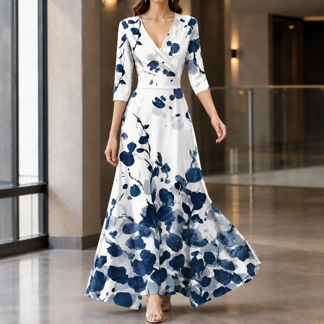 Women's Tabitha-Pearl Elegant Dress in Red | Invictora.com
