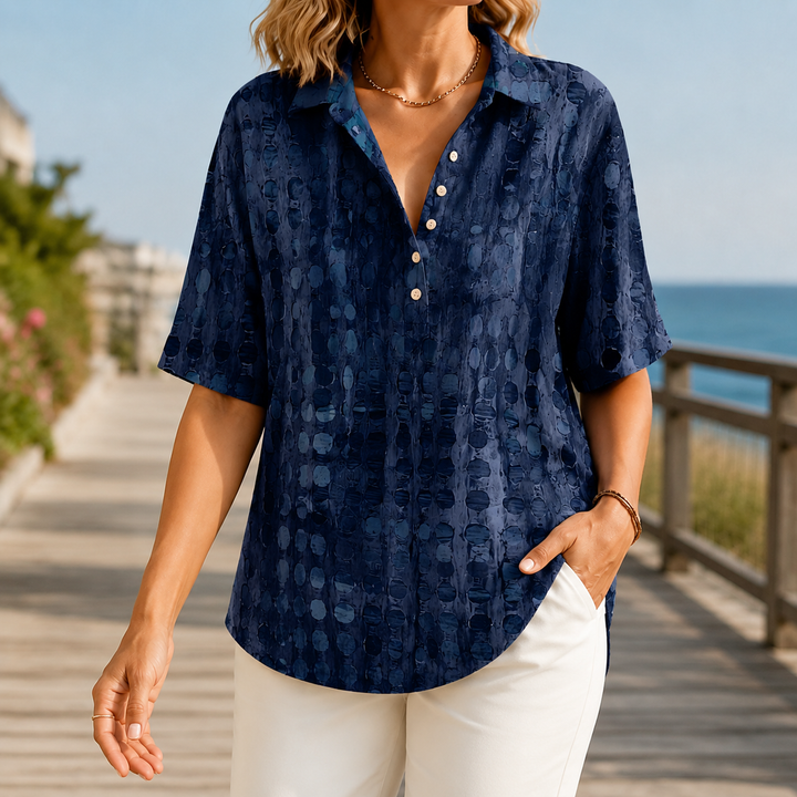 Women's Elara-Lane Relaxed Top in Pink | Invictora.com