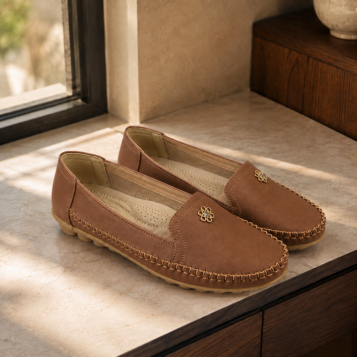 Women's Ravello Orthopedic Loafers in Pink | Invictora.com