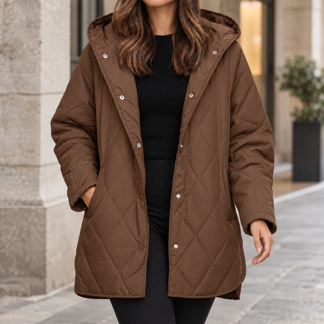 Women's Lillian-Jane Quilted Jacket in Black | Invictora.com