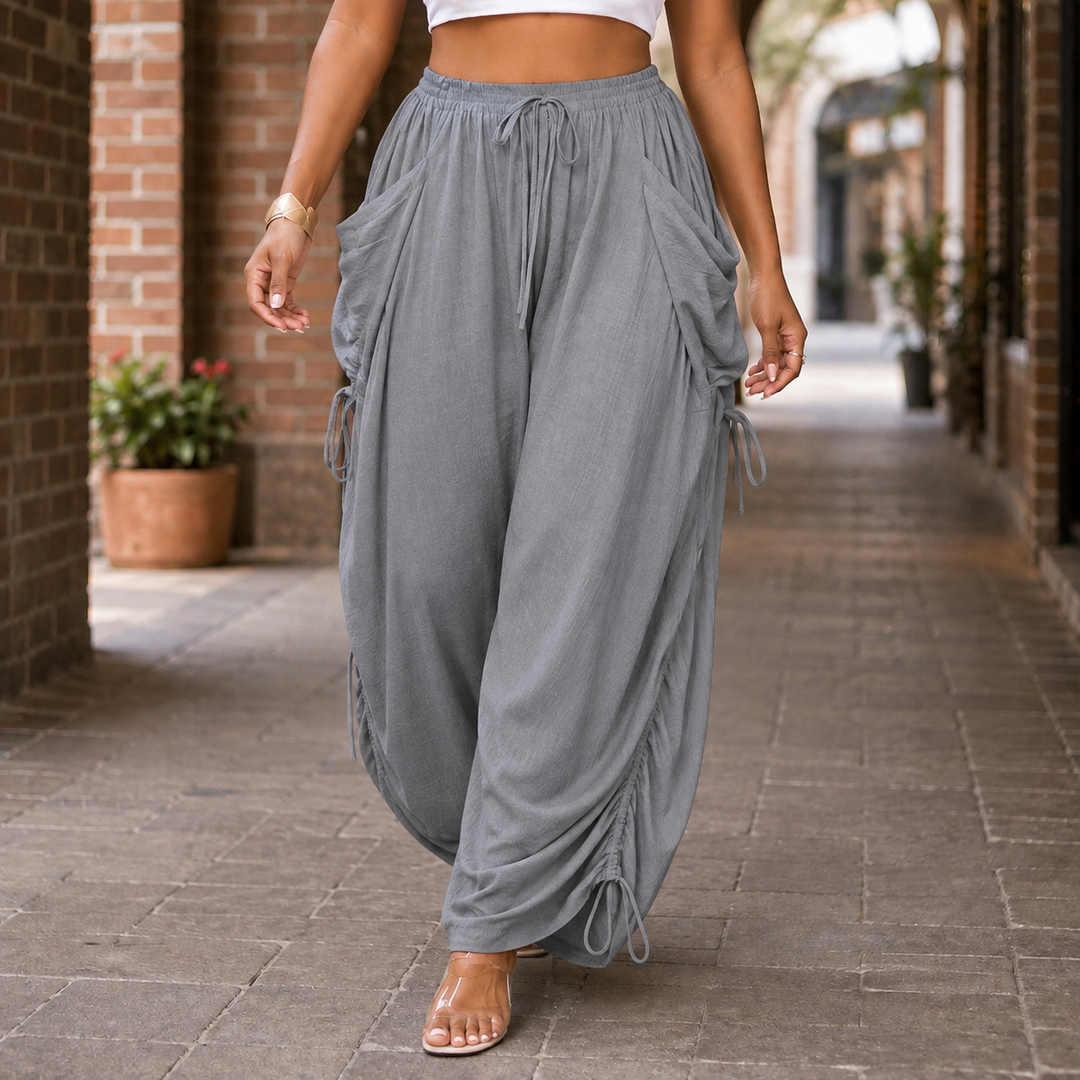 Women's Astrid-Lane Ruched Harem Pants product image | Invictora.com