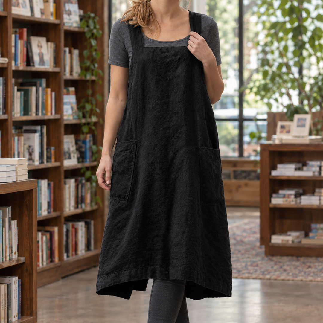 Women's Yara-Pearl Pinafore Dress product image | Invictora.com