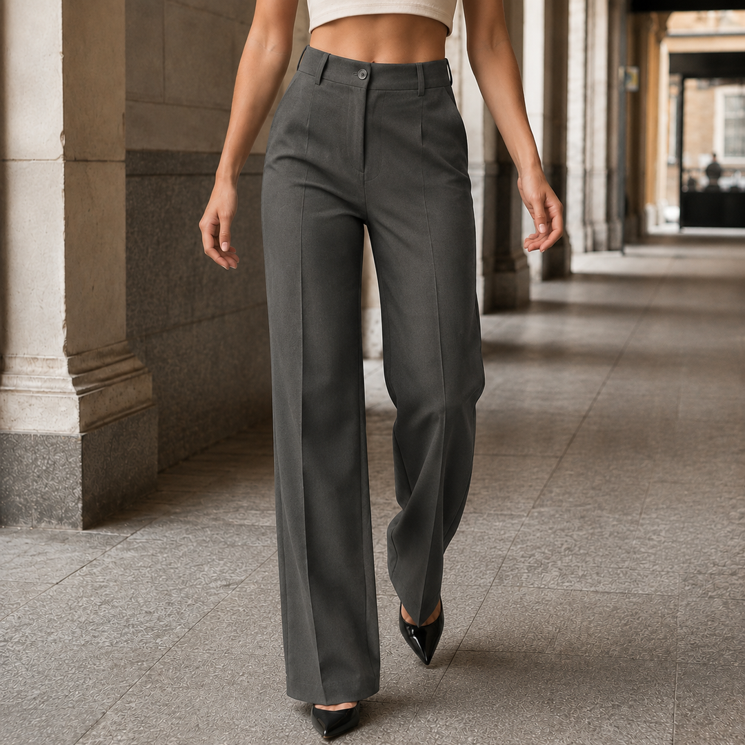 Women's Mabel-Rose Wide Leg Pants in Black | Invictora.com
