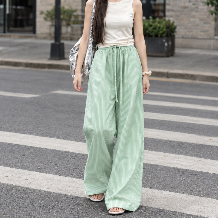 Women's Gabriella-Hope Wide Leg Pants in Pink | Invictora.com