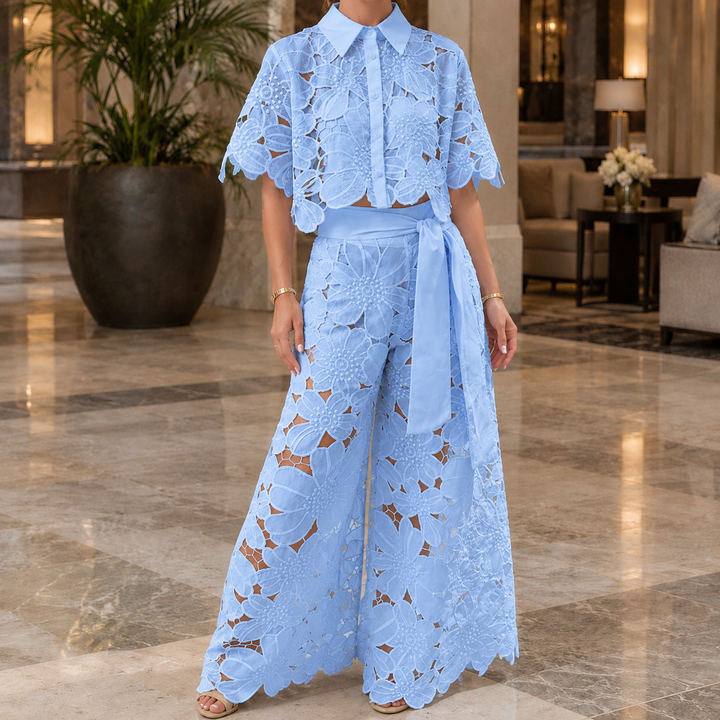 Women's Giulietta-Skye Cutout Set in White | Invictora.com