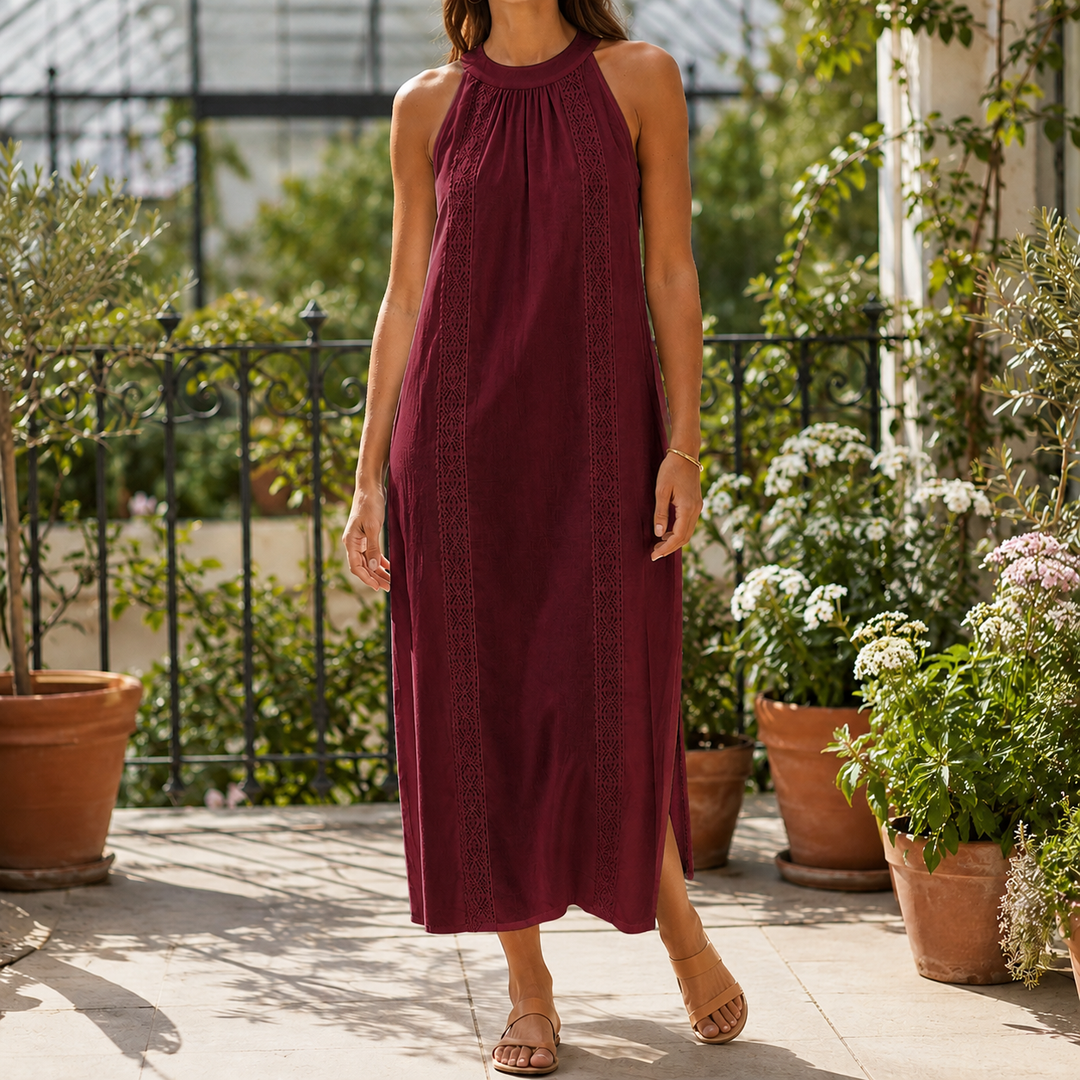 Women's Priscilla Lace Midi Dress in White | Invictora.com