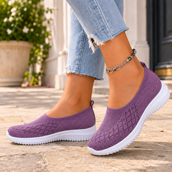 Women's Bandini Orthopedic Sneakers in Gray | Invictora.com
