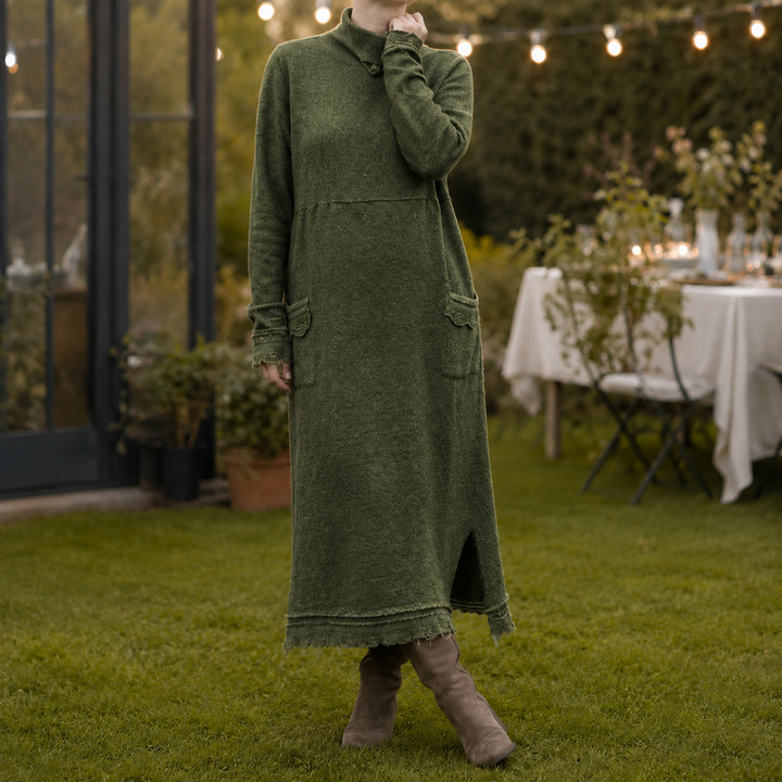Women's Lucille Relaxed Maxi Dress in Gray | Invictora.com