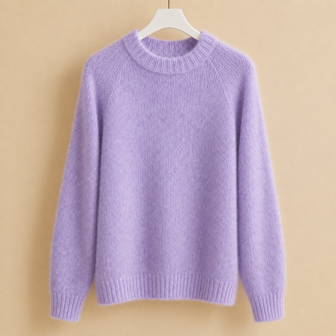 Women's Tabitha-Jade Brushed Sweater in Lemon Yellow | Invictora.com