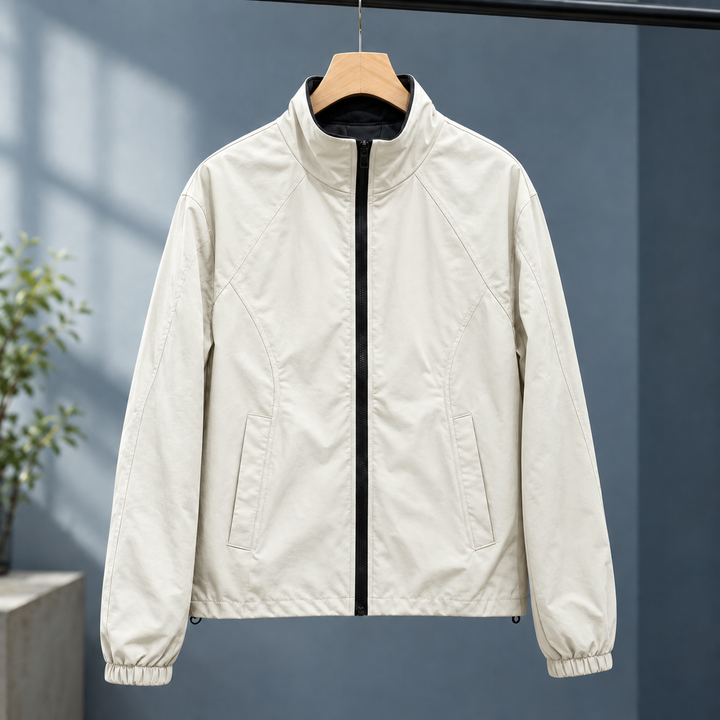 Women's Lavinia-Sage Panelled Jacket in Gray | Invictora.com