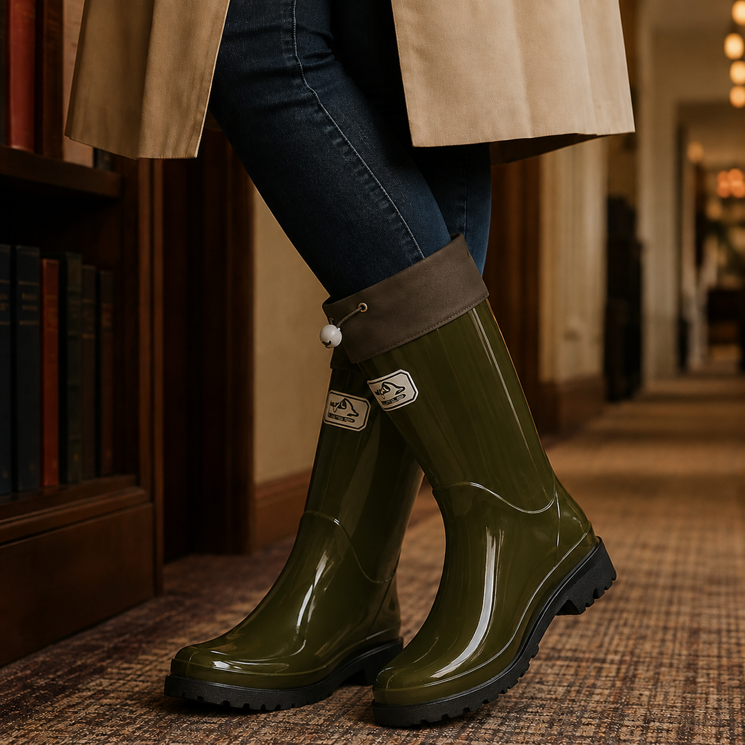 Caffaro Women's Drawstring Rain Boots product image | Invictora.com
