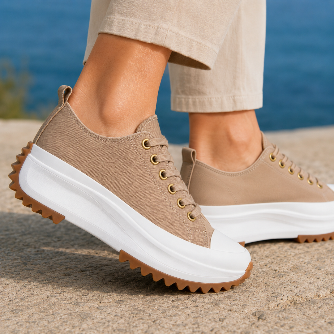 Women's Calvino Orthopedic Sneakers in Tiger | Invictora.com
