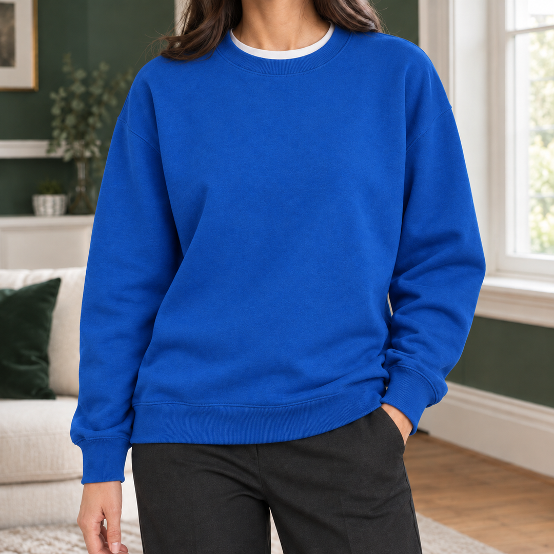 Women's Isabelle-Lane Cotton Sweatshirt in Black | Invictora.com