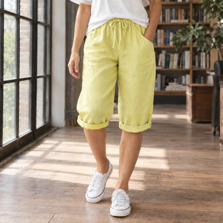 Women's Olympia-Louise Relaxed Capri Pants product image | Invictora.com