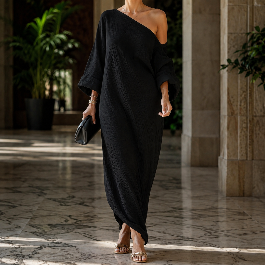 Women's Vivienne One-Shoulder Dress in White | Invictora.com