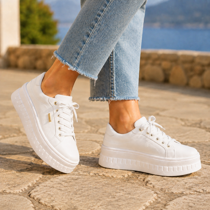 Women's Brindisi Orthopedic Sneakers in Brown | Invictora.com