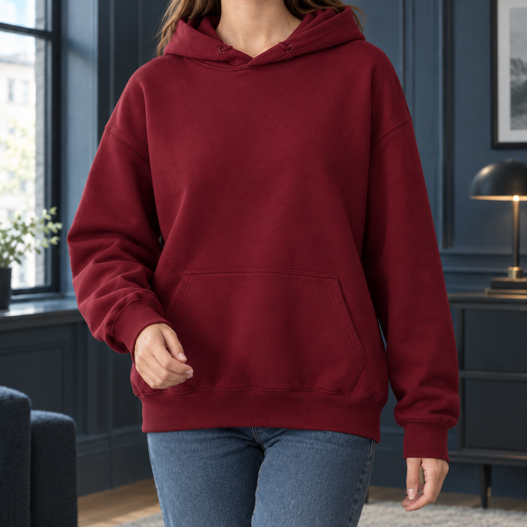 Women's Cora Relaxed Hoodie in Black | Invictora.com
