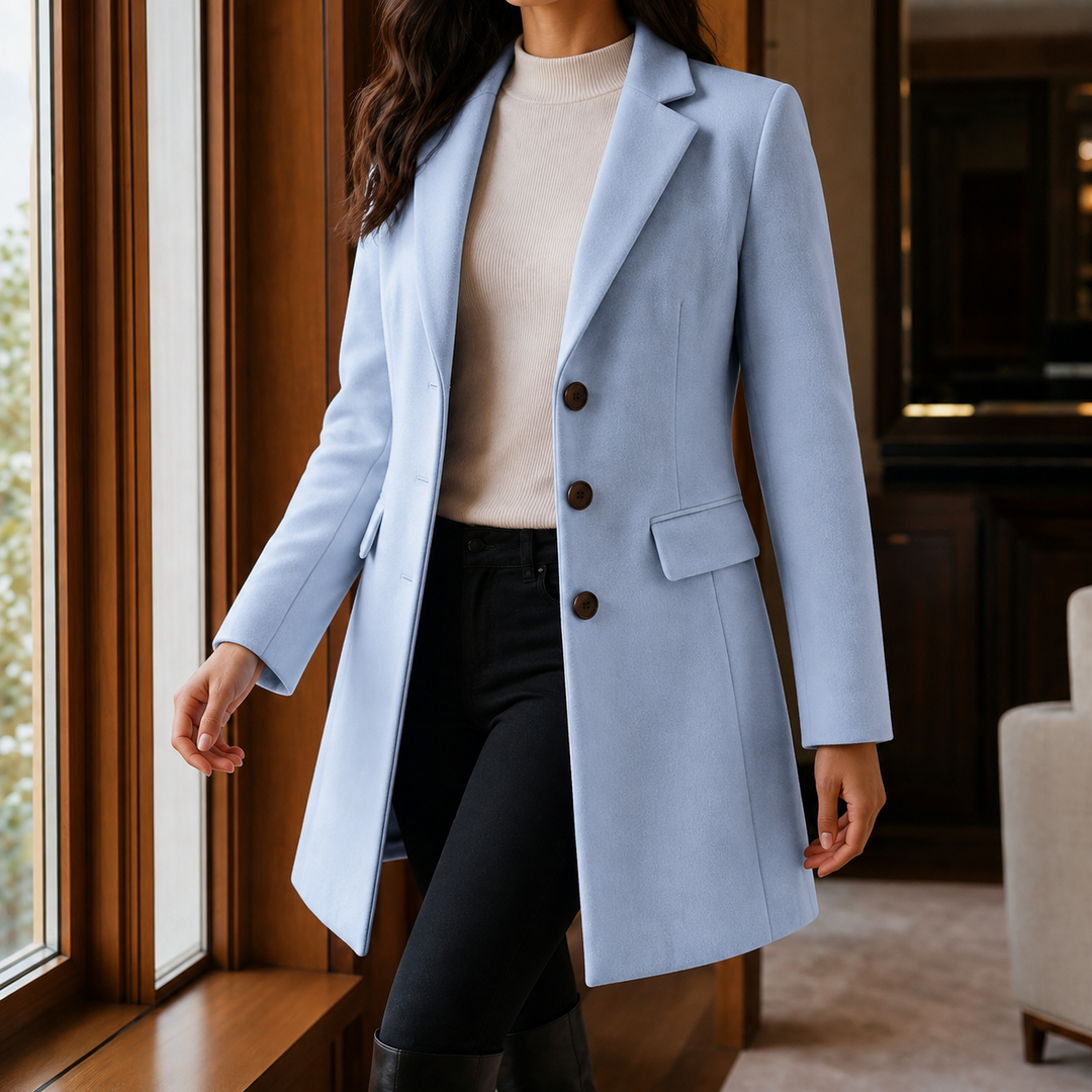 Women's Simone Tailored Coat | Invictora.com