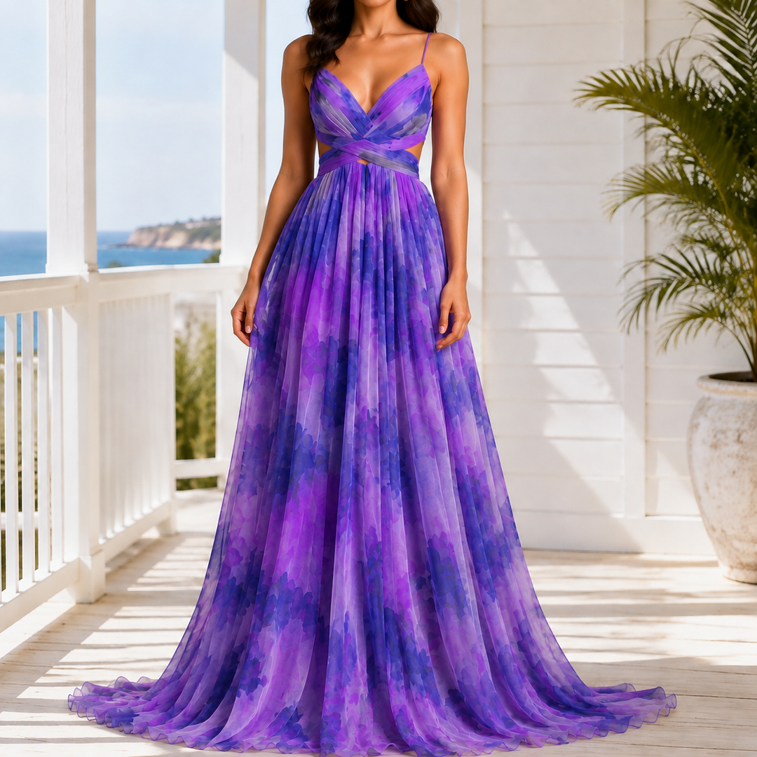 Women's Bianca-Kate Floral Maxi Dress | Invictora.com