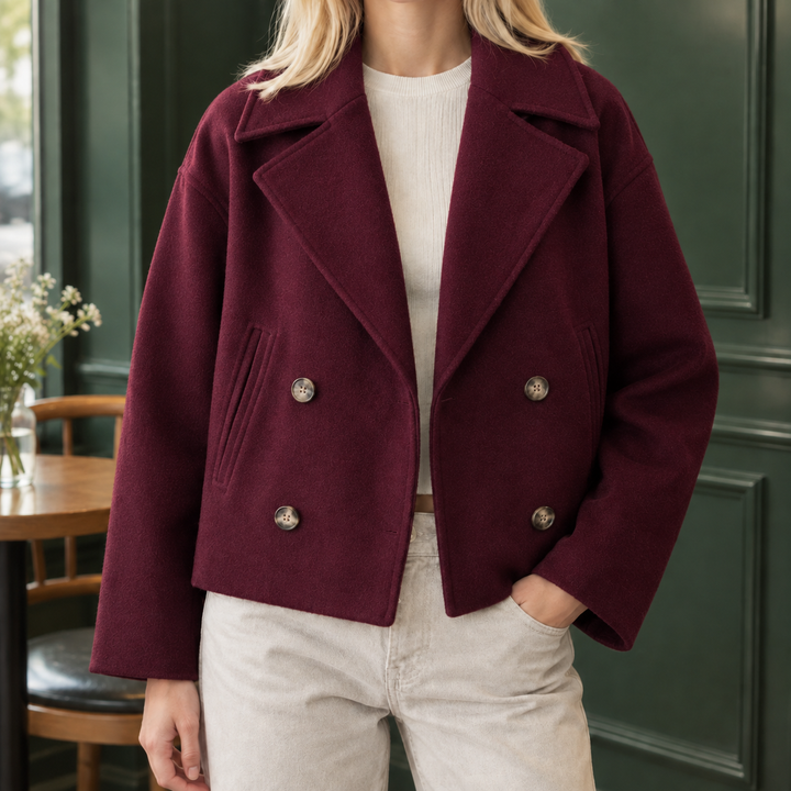 Women's Leonie-Hope Double-Breasted Jacket | Invictora.com