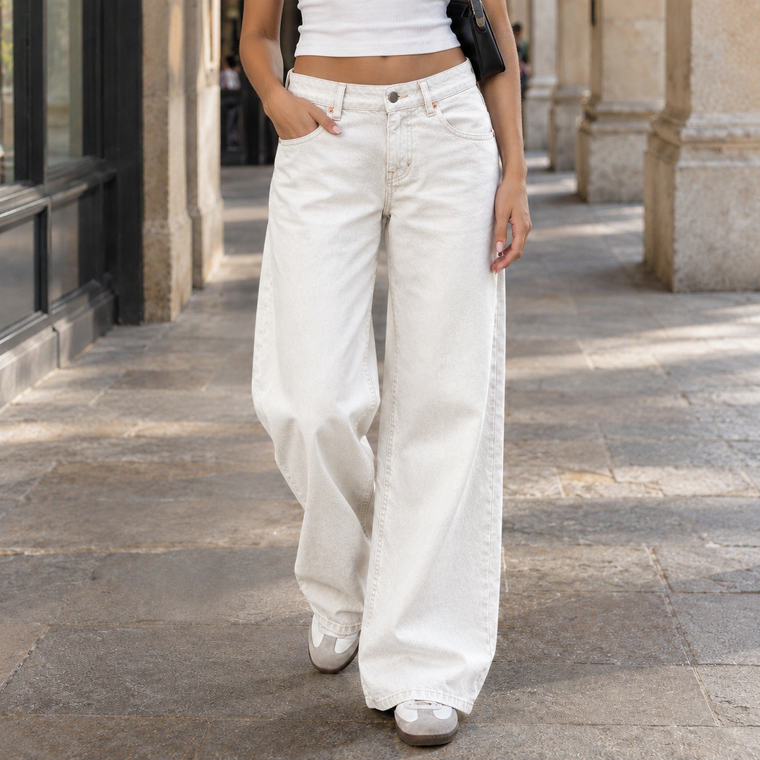 Women's Edith-Louise Wide Leg Jeans | Invictora.com