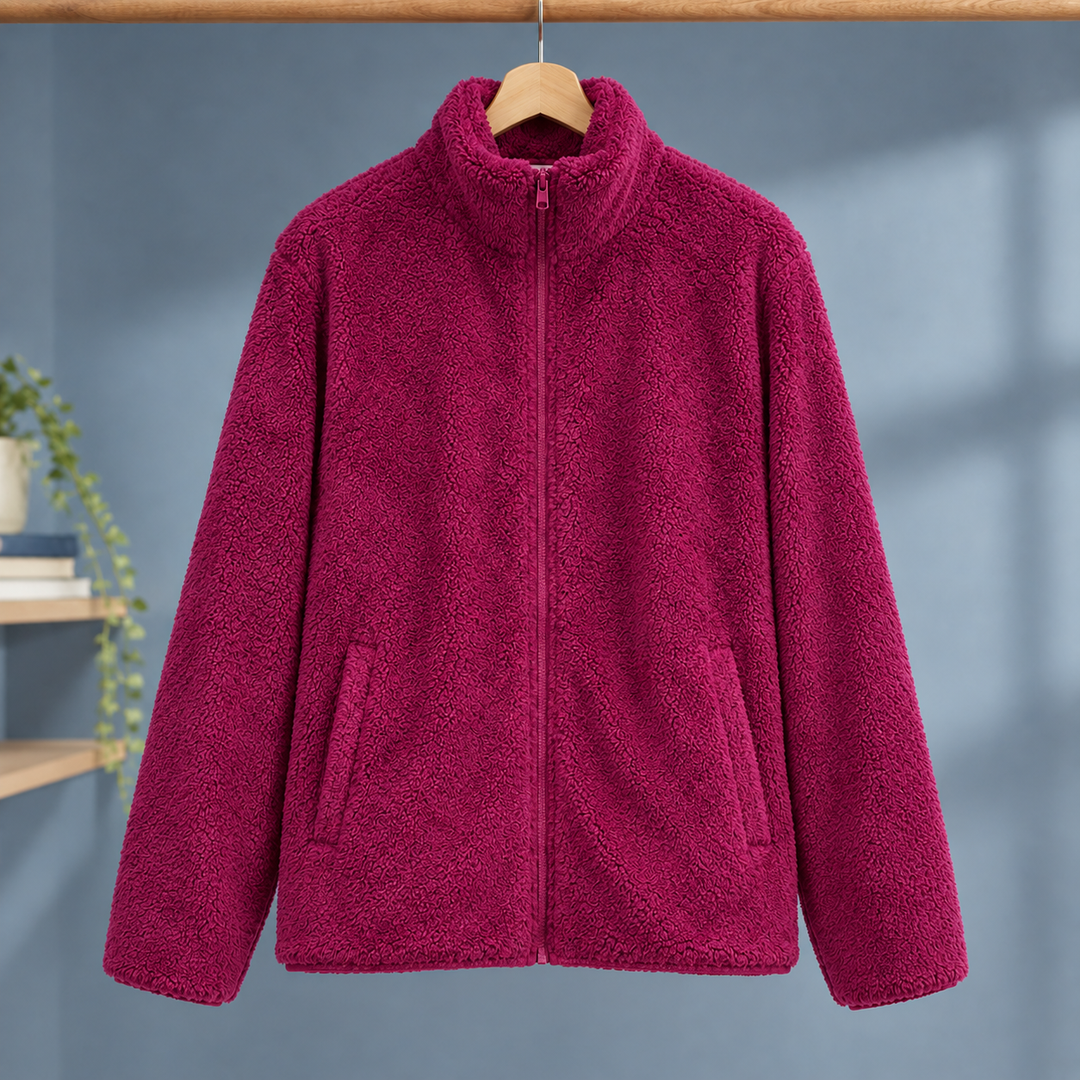 Women's Bethany Plush Zip Jacket | Invictora.com