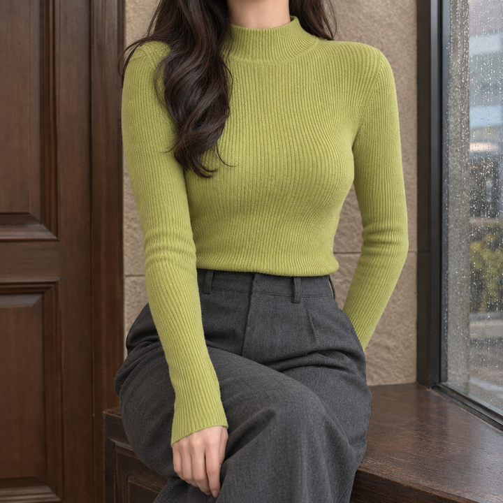 Women's Selena Ribbed Sweater | Invictora.com