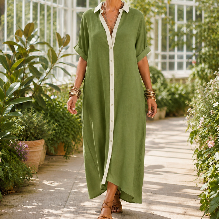 Women's Bianca-Louise Contrast Maxi Dress product image | Invictora.com
