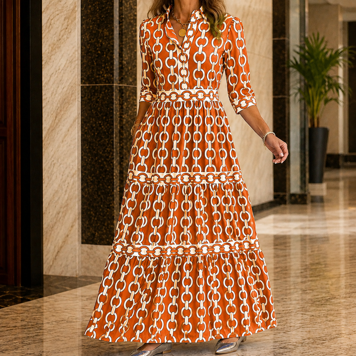 Women's Bianca Tiered Maxi Dress product image | Invictora.com