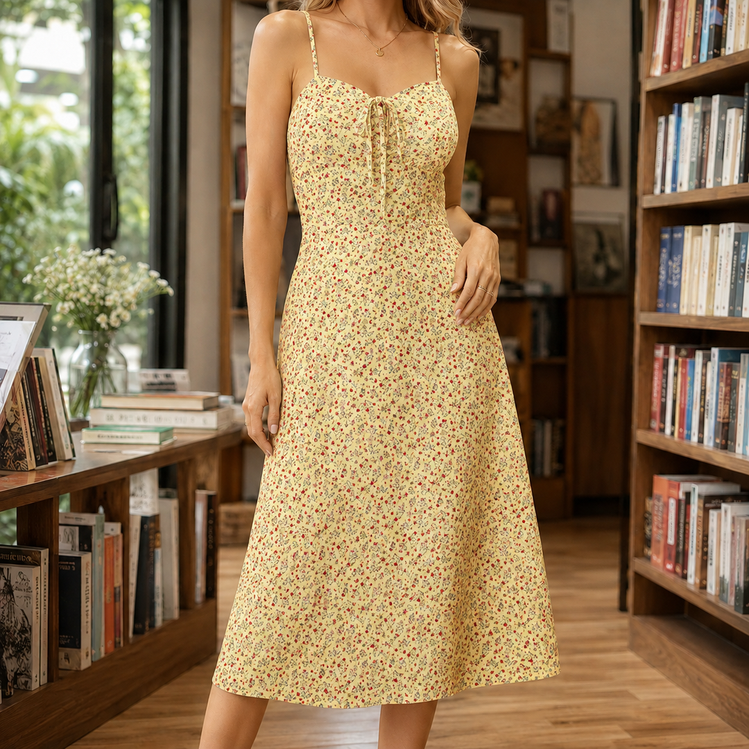 Women's Thomasina Floral Midi Dress | Invictora.com