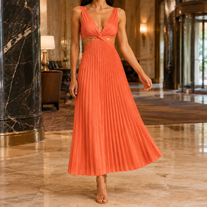 Women's Clara-Jane Pleated Maxi Dress product image | Invictora.com