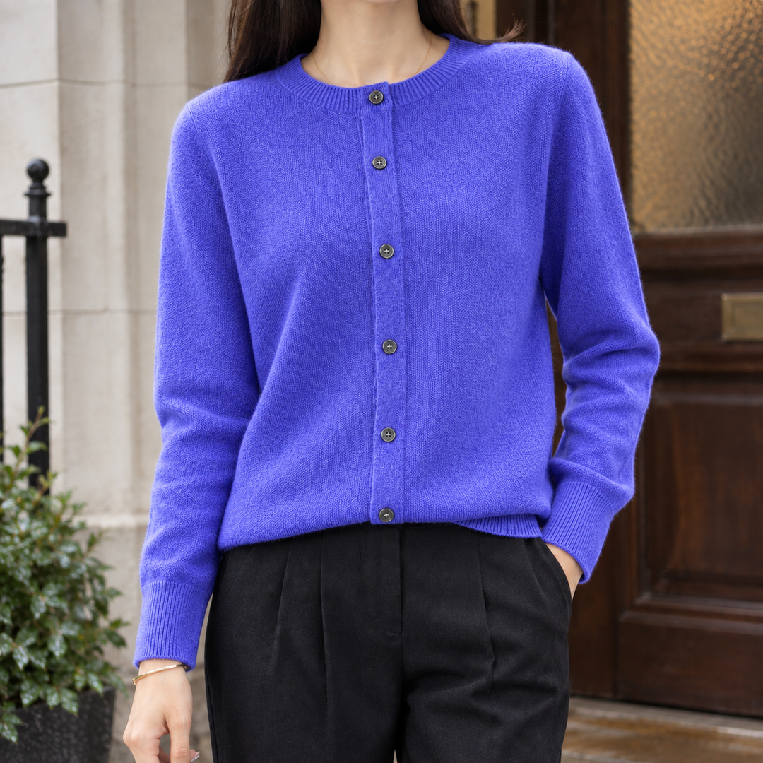 Women's Astrid-Kate Wool Cardigan | Invictora.com