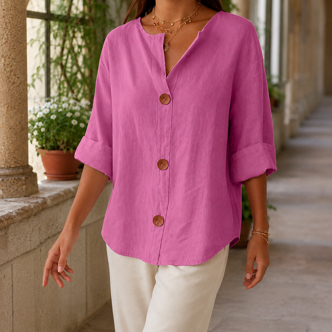 Women's Valencia Button Front Shirt | Invictora.com