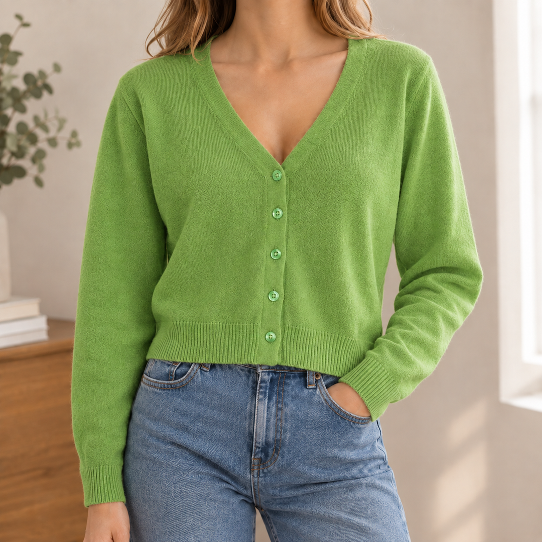 Women's Pomeline-June V Neck Cardigan | Invictora.com