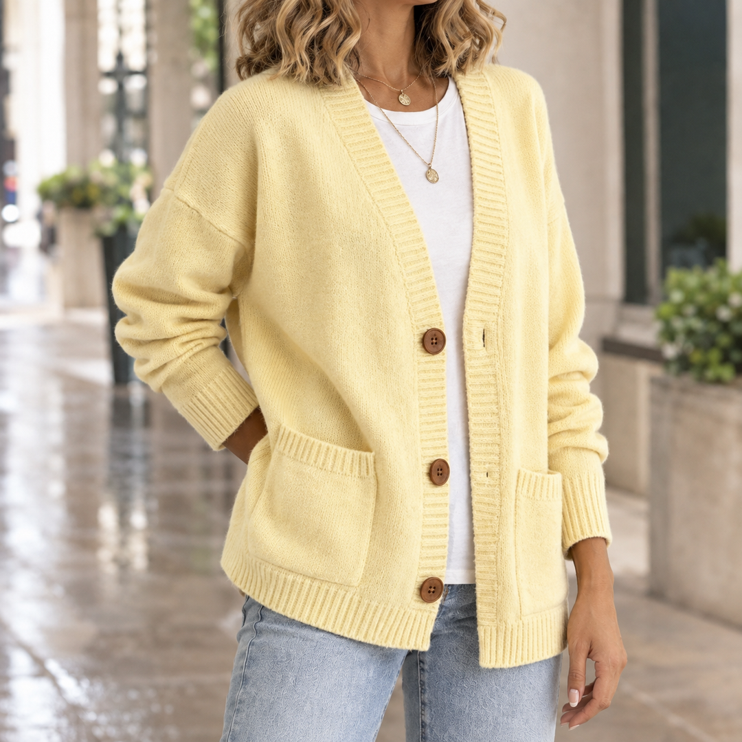 Women's Cassidy V-Neck Cardigan | Invictora.com