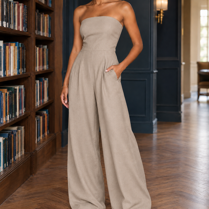 Women's Celandine Strapless Jumpsuit | Invictora.com