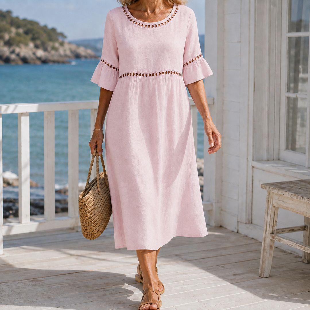 Women's Hallie-Jade Eyelet Midi Dress product image | Invictora.com