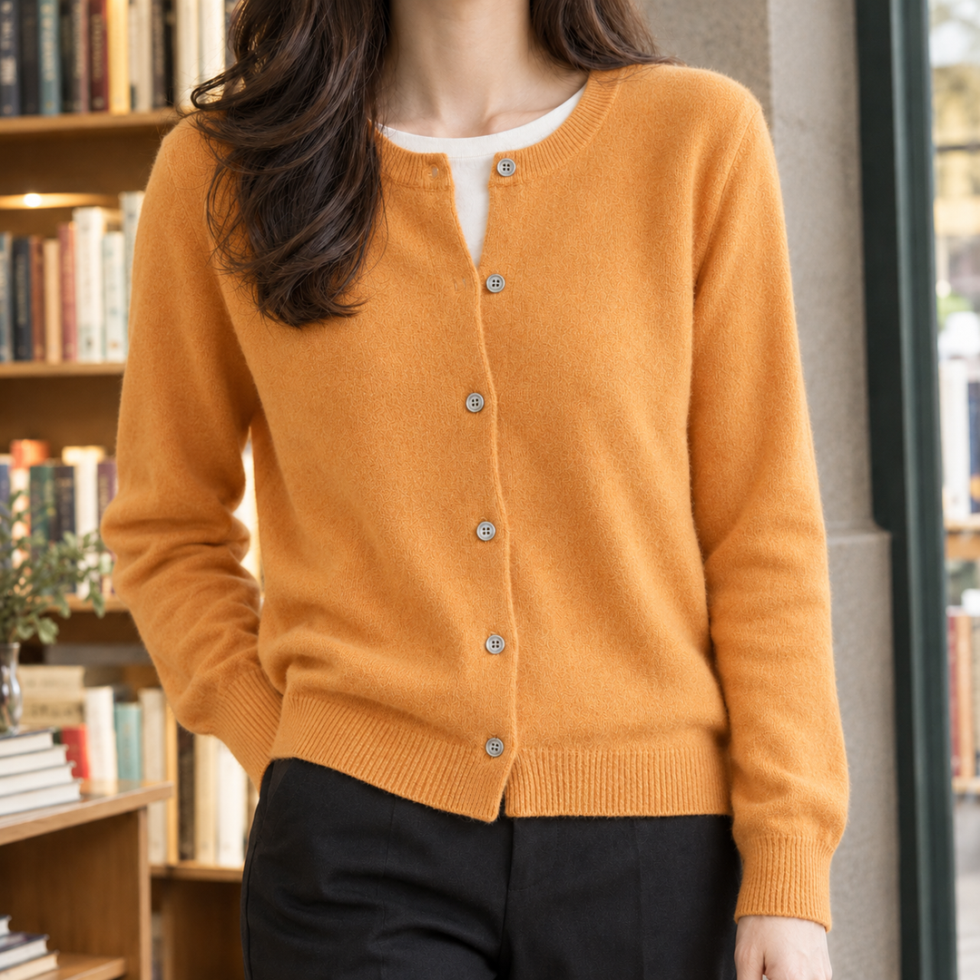 Women's Jocasta-Jane Crewneck Cardigan | Invictora.com