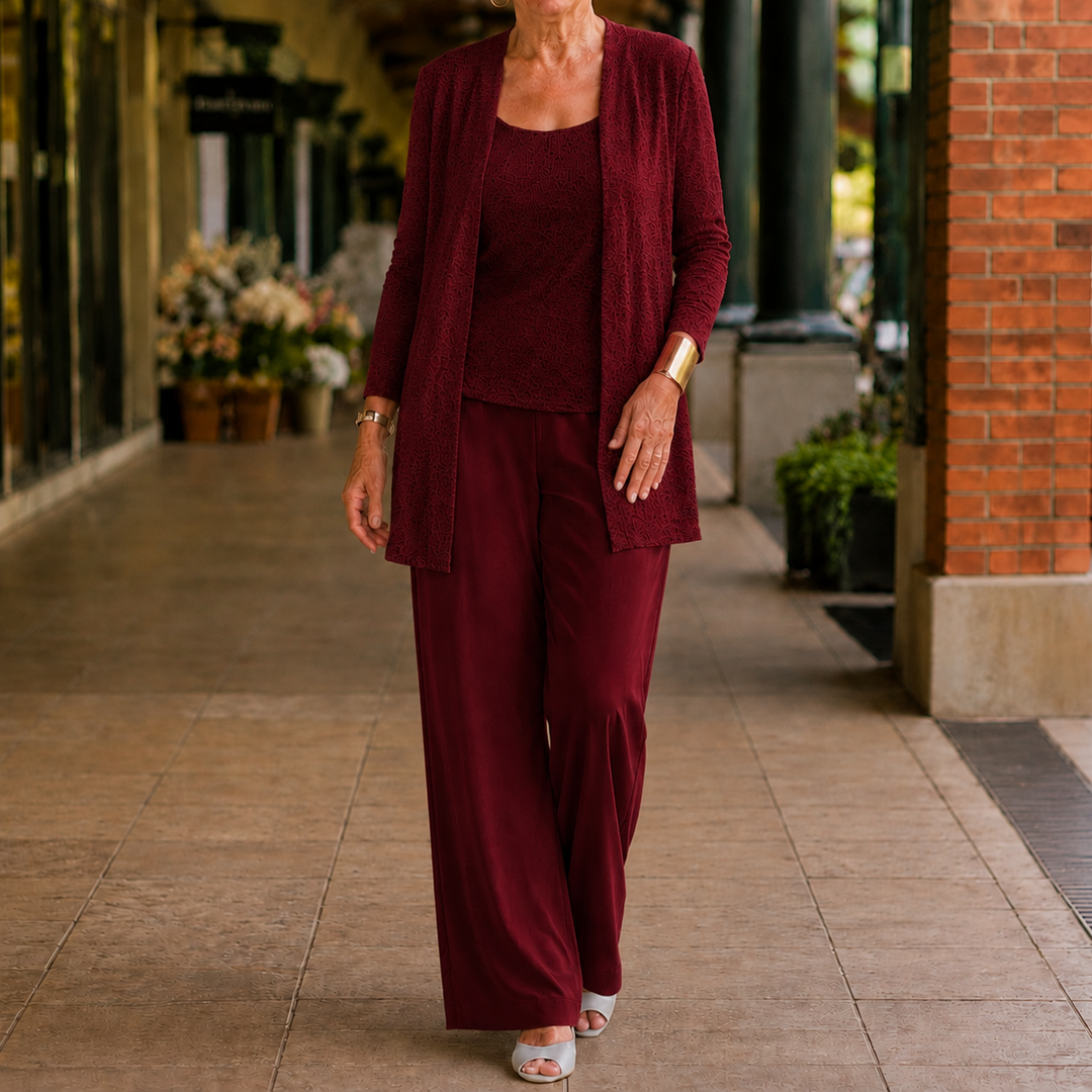 Women's Elowen-Belle Sequined Pant Set | Invictora.com