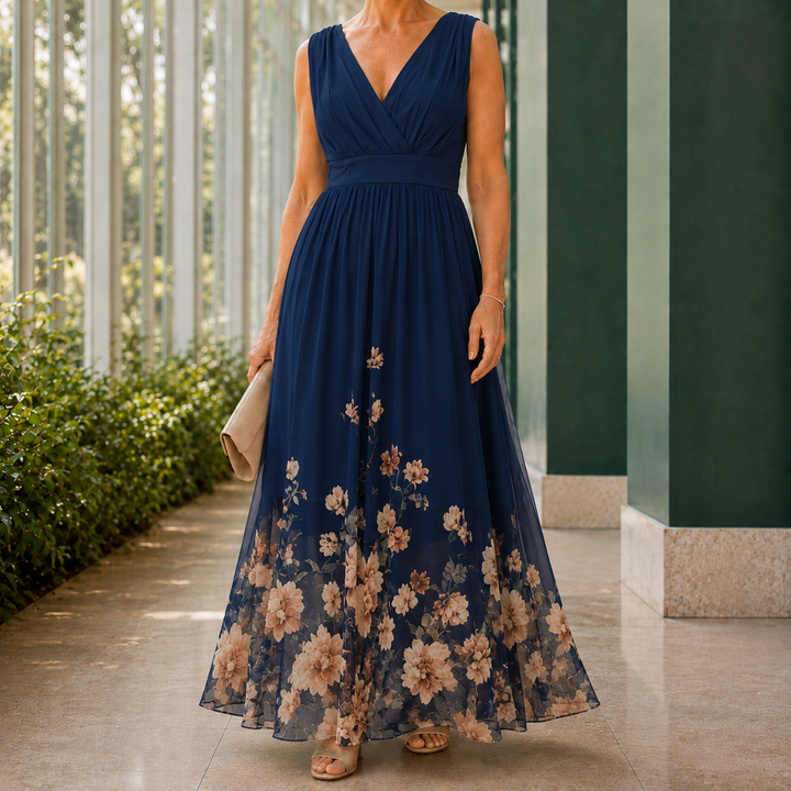 Women's Fleur-Faye Floral Maxi Dress | Invictora.com