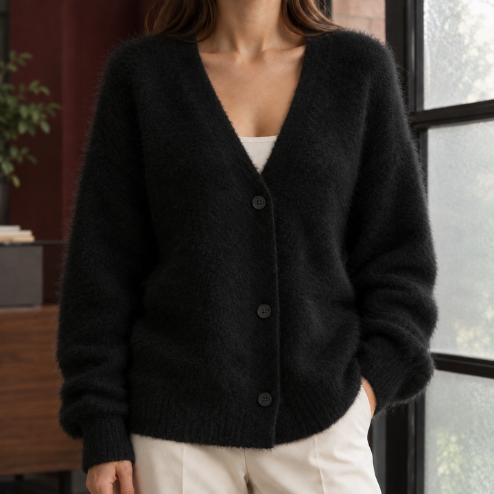 Women's Zelie-Louise V-Neck Cardigan | Invictora.com